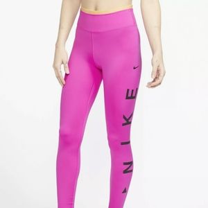 Nike One Icon Luxe Mid-Rise 7/8 Leggings Fire Pink
